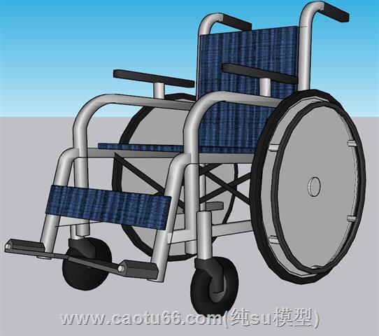 轮椅医疗器材SU模型
