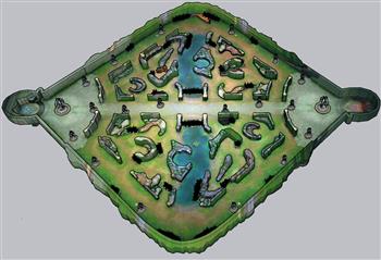 王者荣耀游戏地图SU模型