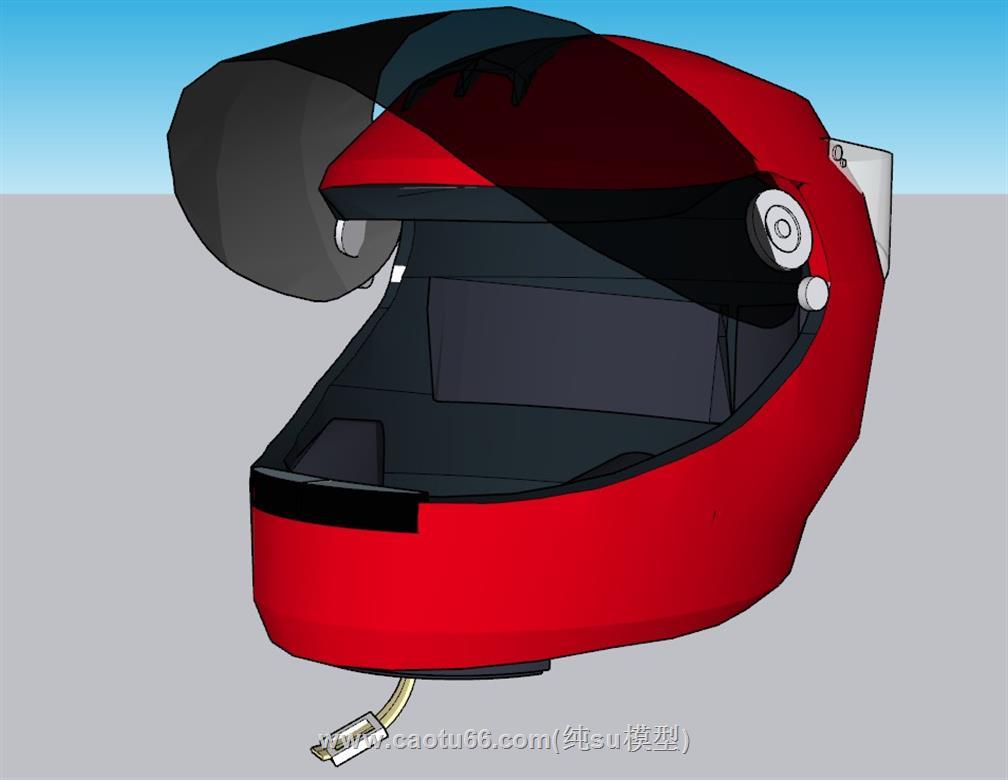 头盔安全帽SU模型