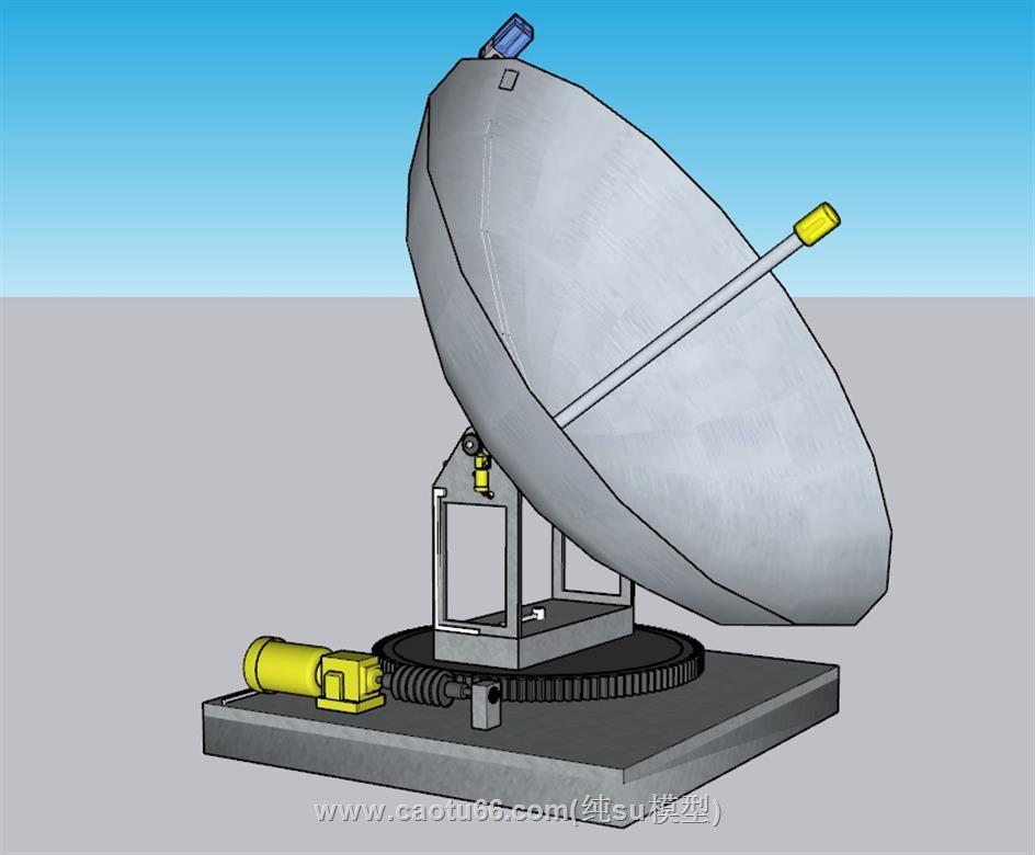 锅盖天线卫星SU模型