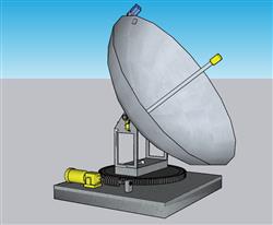 锅盖天线卫星SU模型