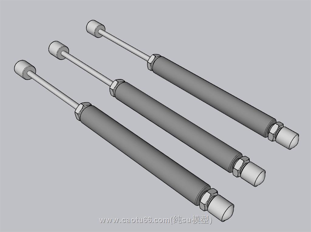 玻璃胶枪工具玻璃胶SU模型