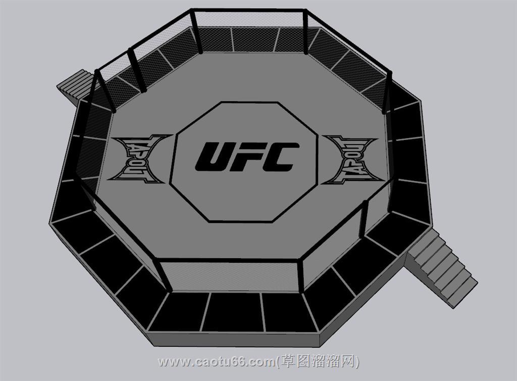 UFC擂台拳击SU模型