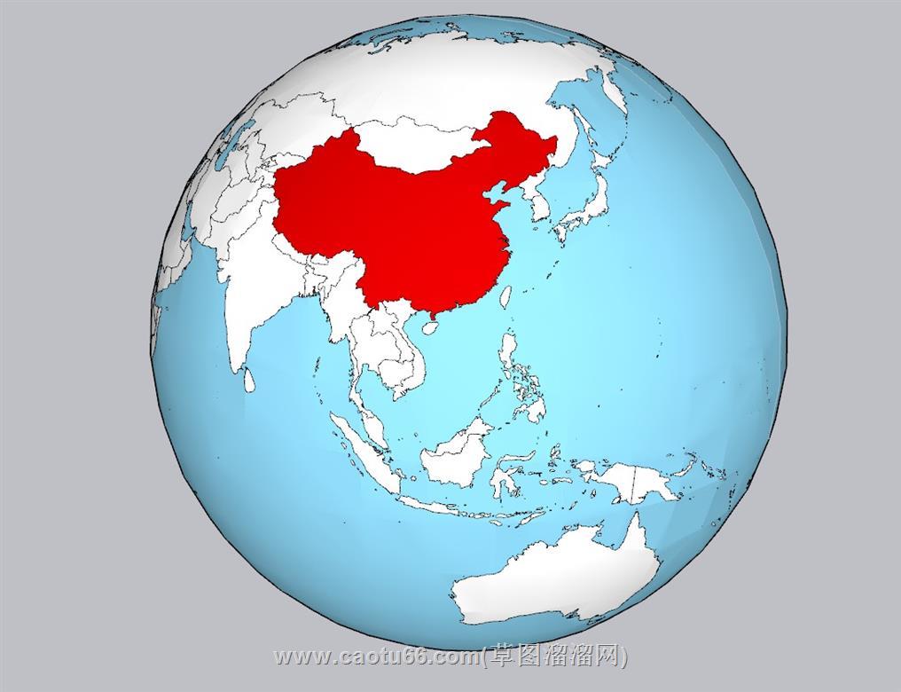 地球SU模型