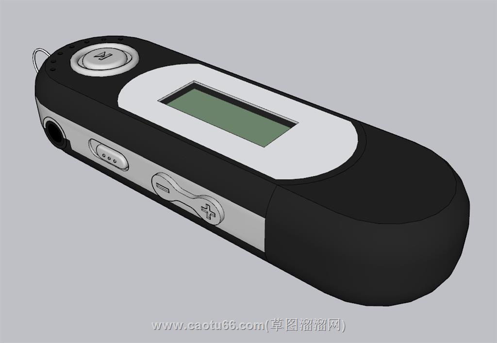 MP3播放器音乐SU模型