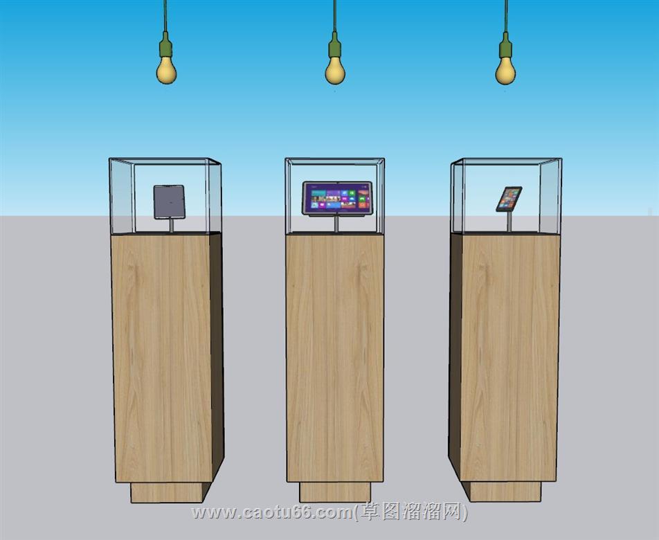 电子产品展示SU模型