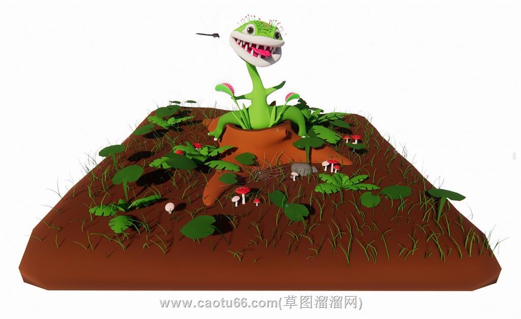 卡通场景SU模型