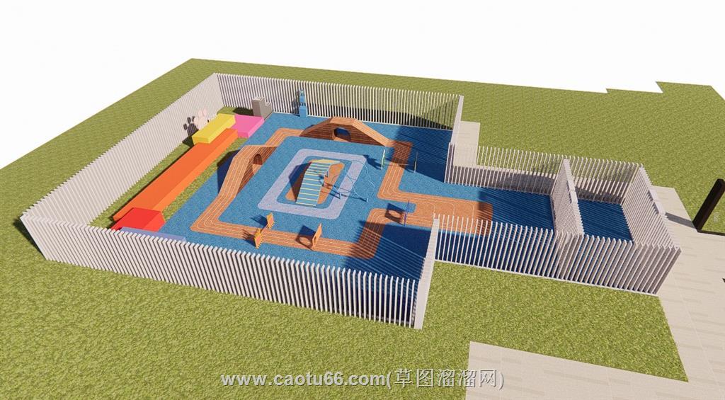 运动公园SU模型