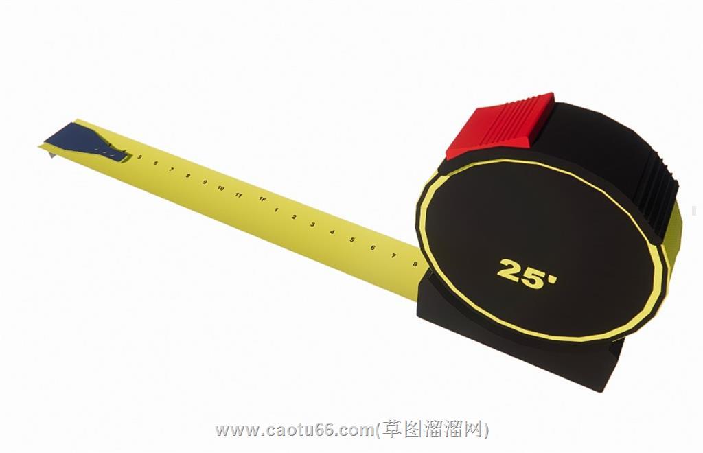 卷尺测量工具SU模型
