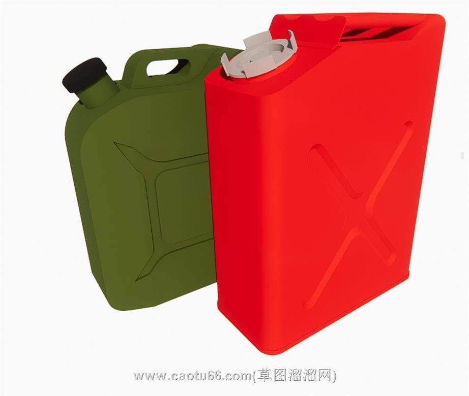 汽油桶化工桶SU模型