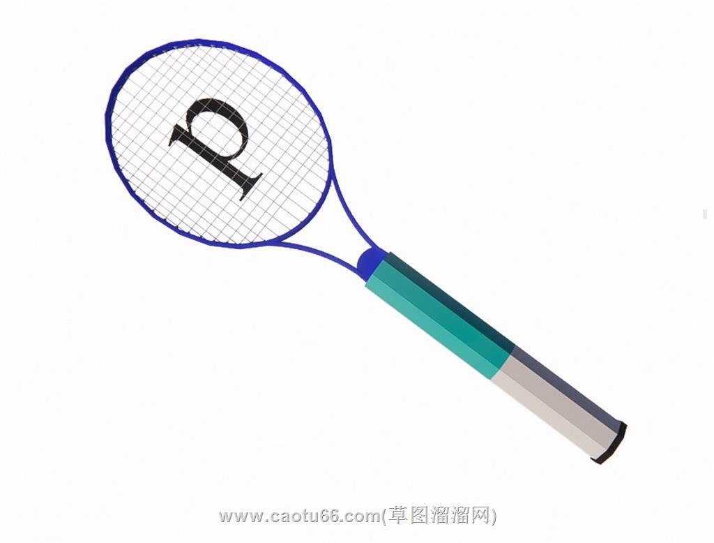 球拍网球拍SU模型