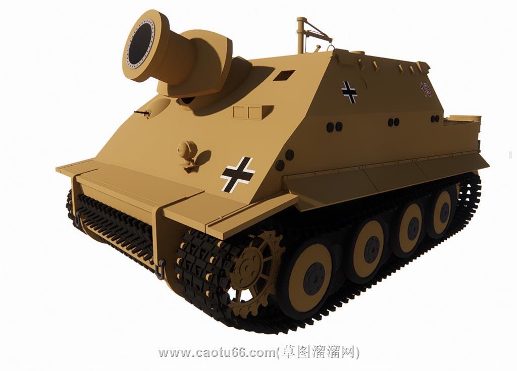二战坦克武器SU模型