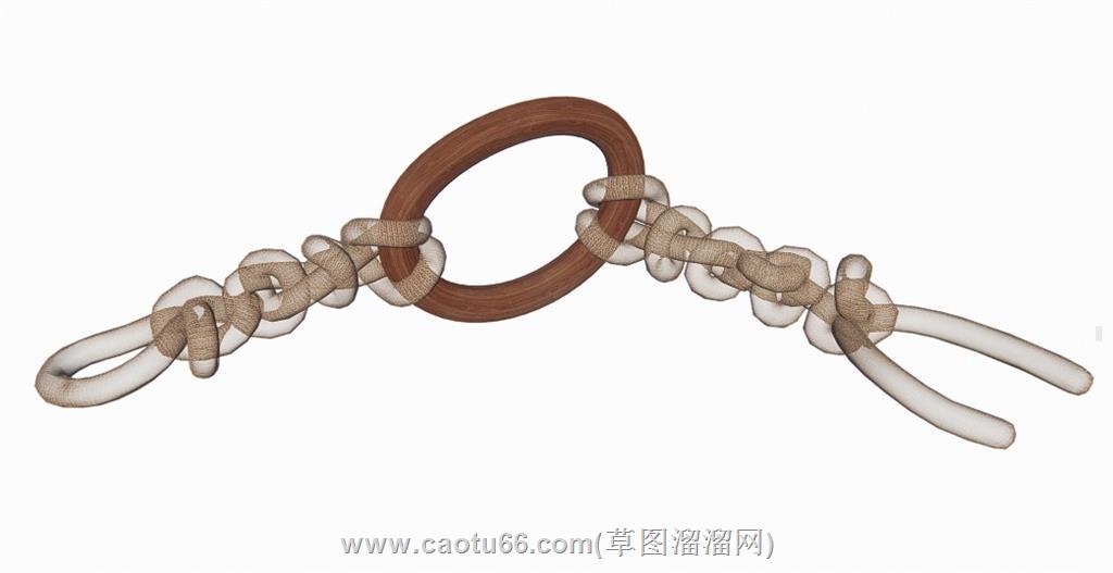 麻绳绳索SU模型