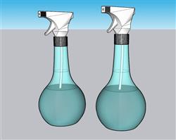 喷水浇水喷壶SU模型