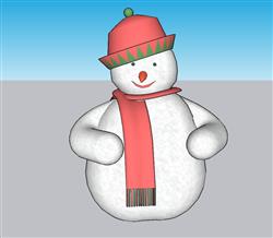 雪人SU模型