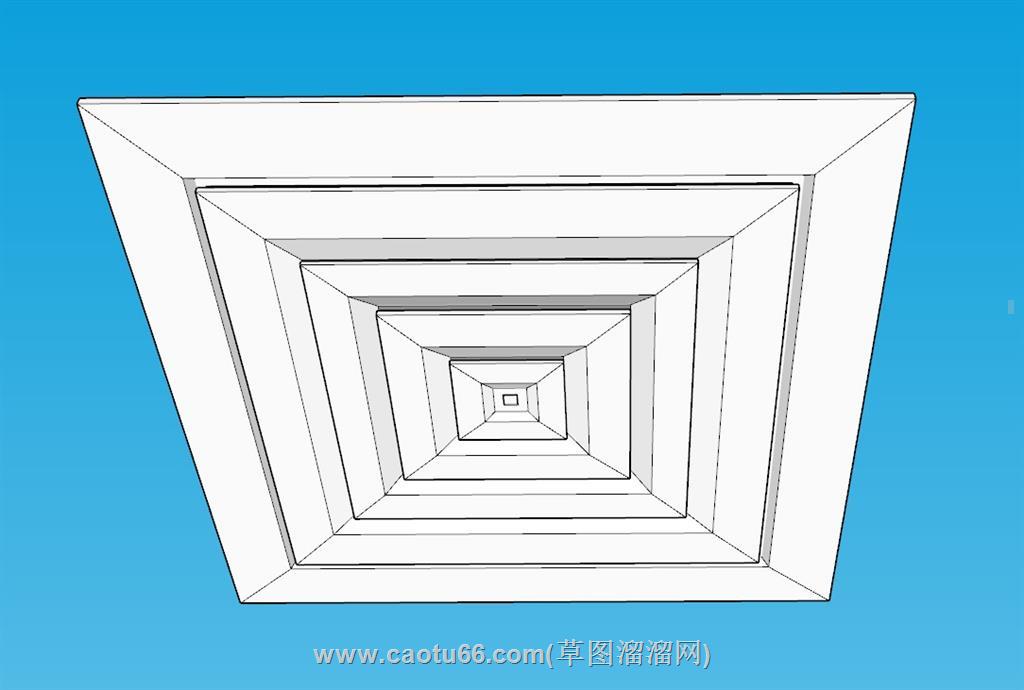 排风口通风口SU模型