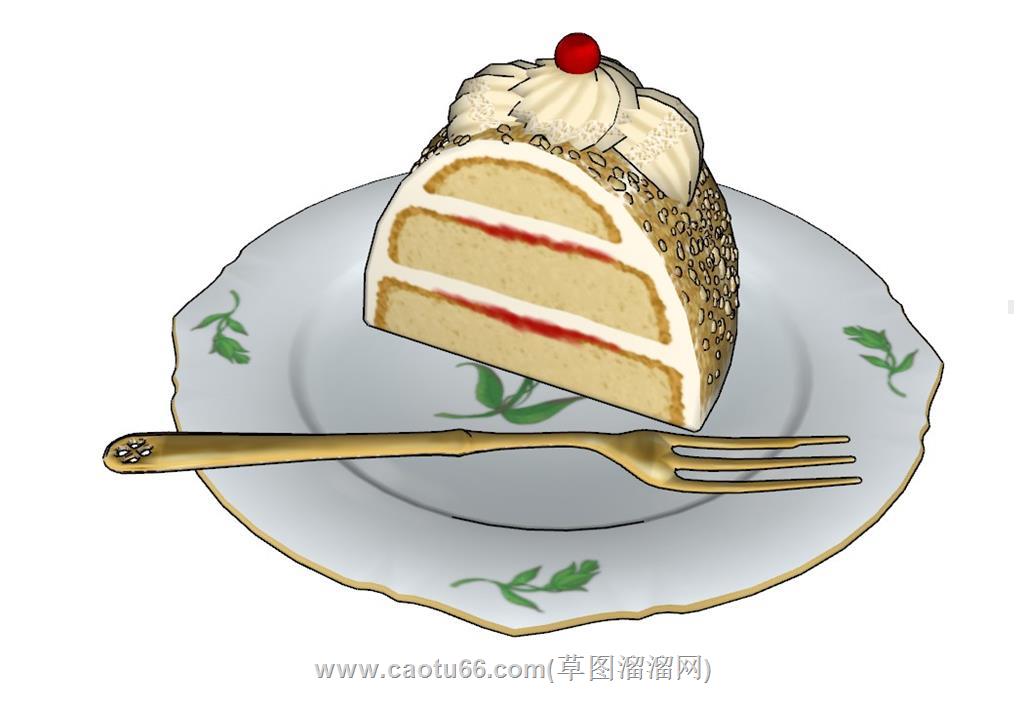 蛋糕SU模型
