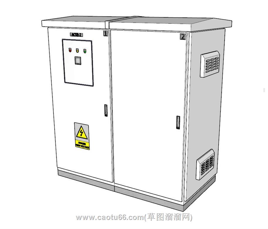 变压器配电箱SU模型