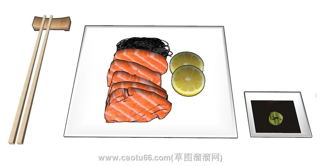 日本美食料理SU模型