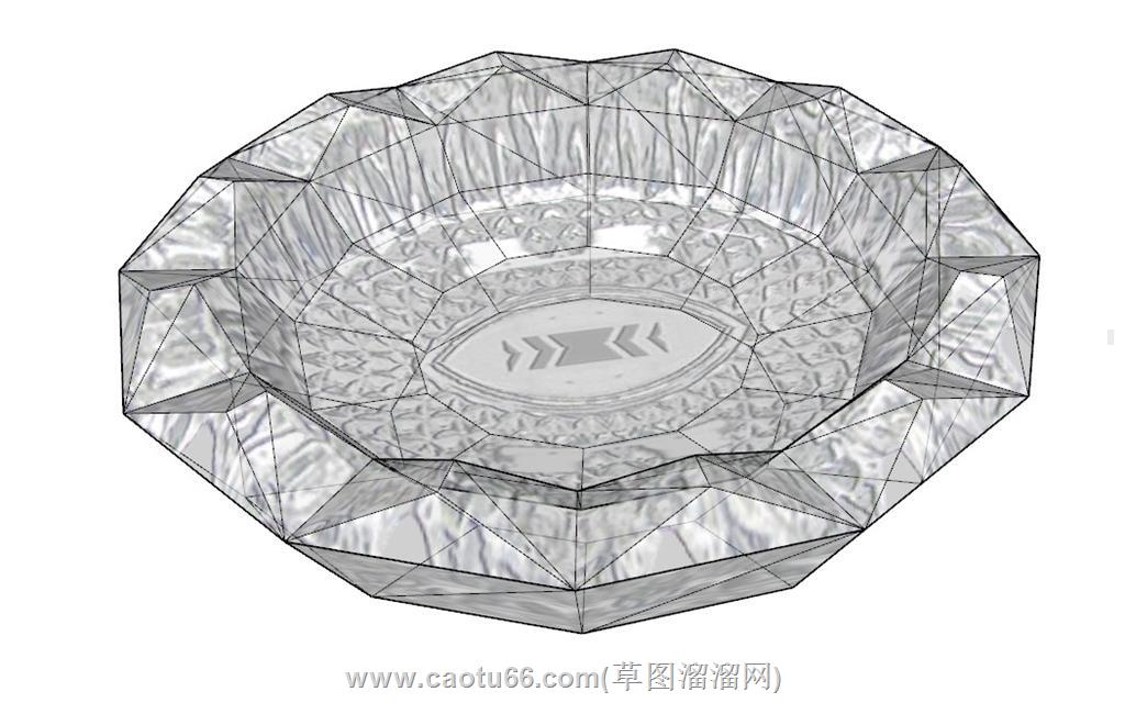 烟灰缸SU模型