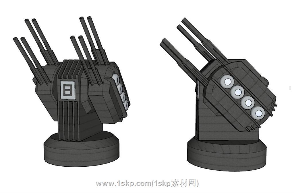 武器近防炮SU模型