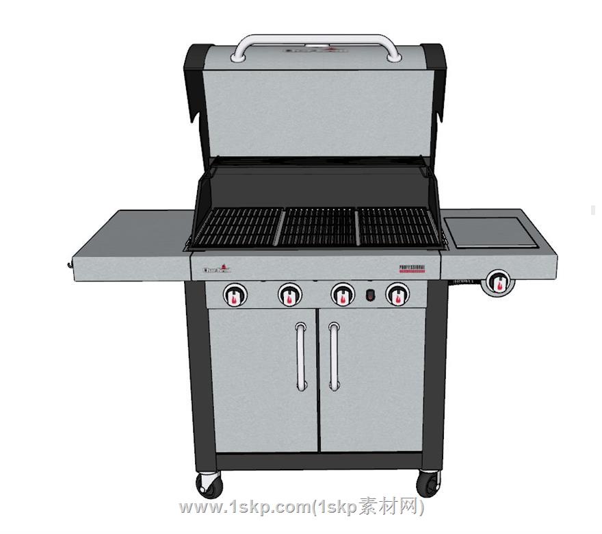 bbq烧烤架SU模型
