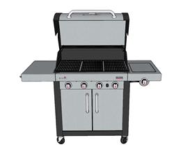 bbq烧烤架SU模型