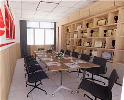 党员会议室荣誉室SU模型