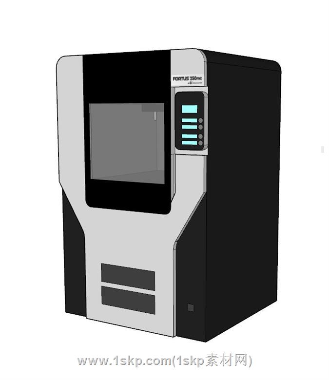 工业级3D打印机SU模型