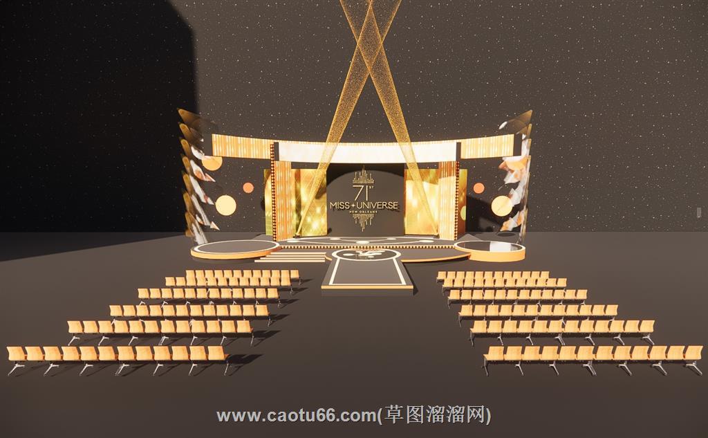 舞台演唱会SU模型