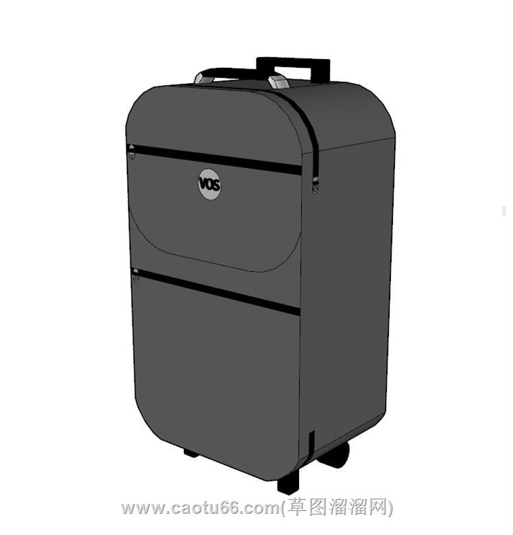 行李箱旅行箱SU模型