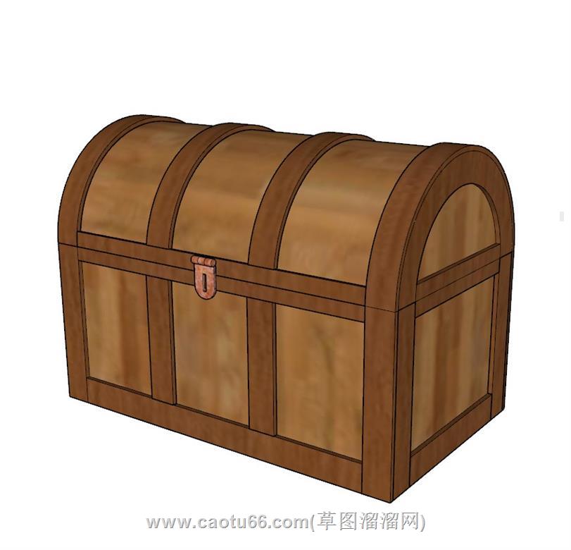 宝箱SU模型