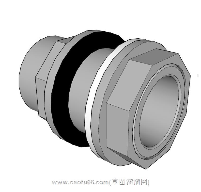 五金水管接头SU模型