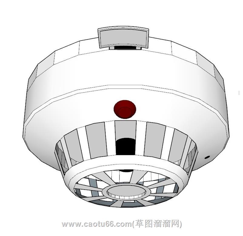 消防烟雾报警器SU模型