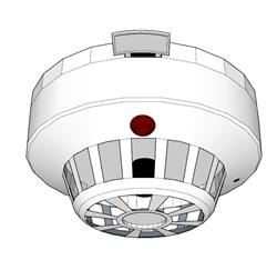消防烟雾报警器SU模型
