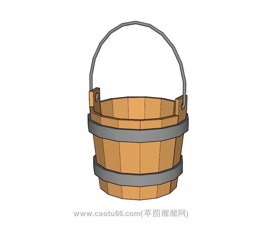 木桶水桶SU模型