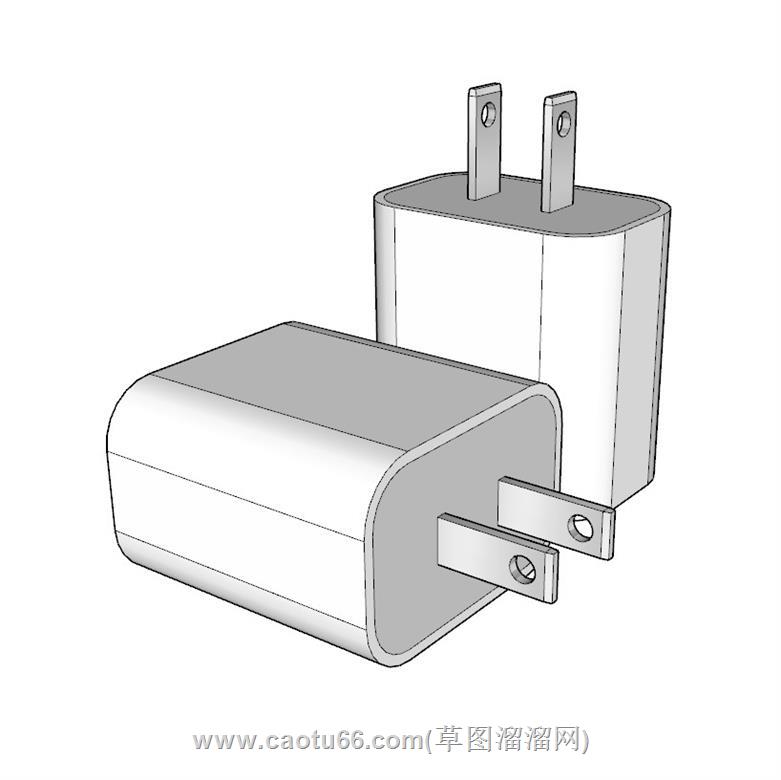 充电器插头SU模型