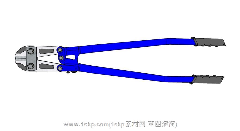 消防绝缘钳SU模型