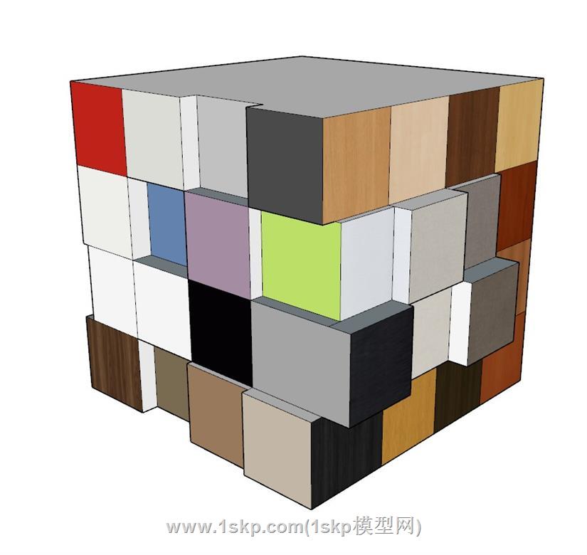 魔方SU模型