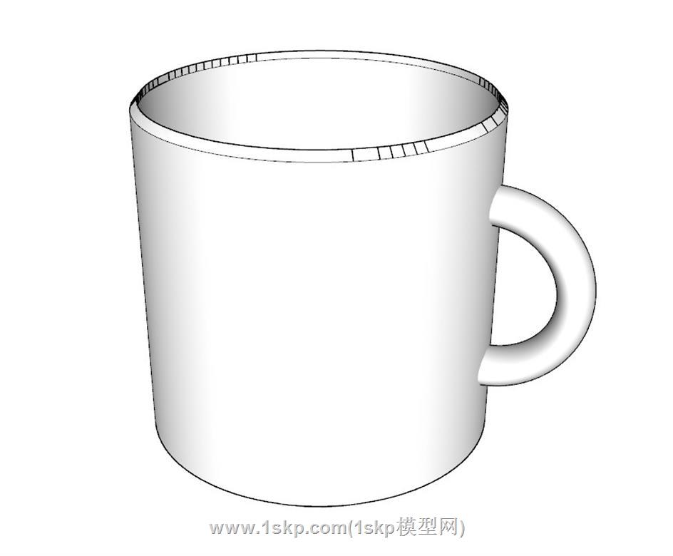 马克杯SU模型