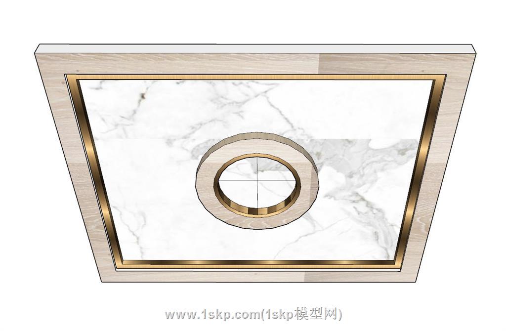 吊顶SU模型