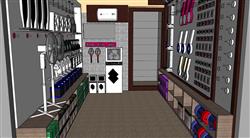 电器店家电SU模型