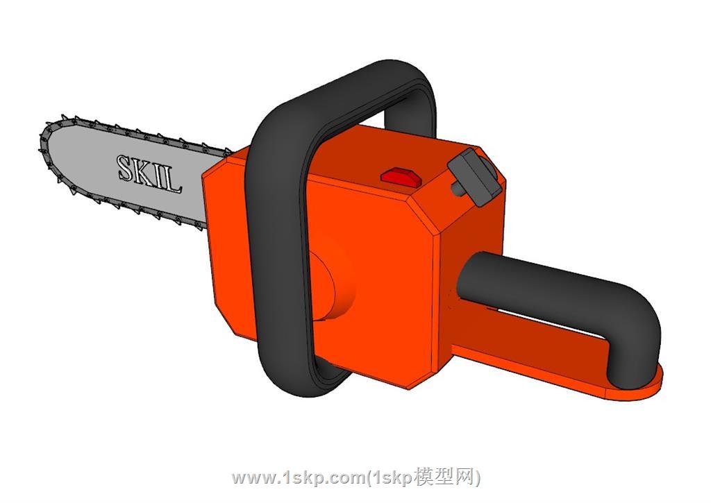 电锯工具SU模型