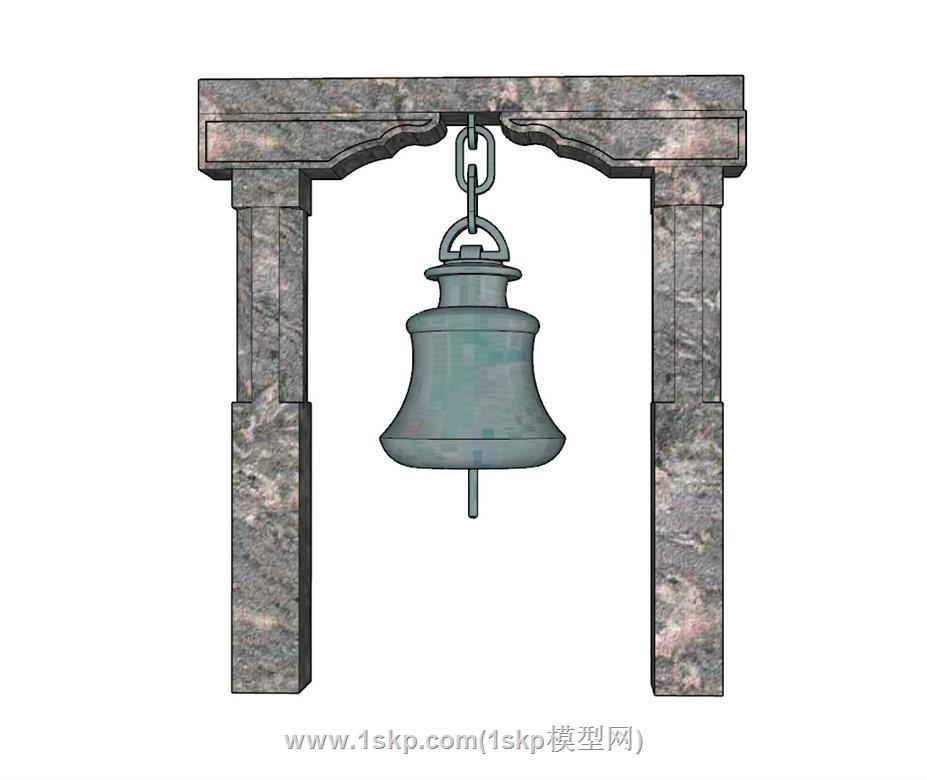 撞钟SU模型