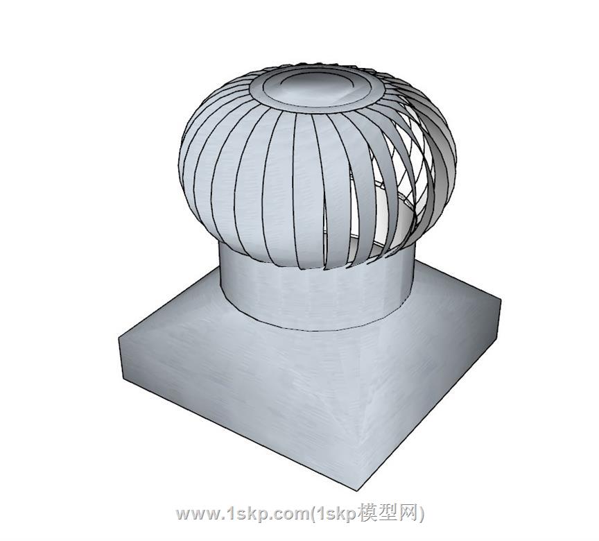 排风球风帽SU模型