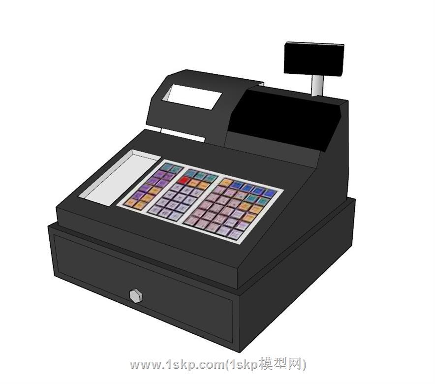 收银机SU模型
