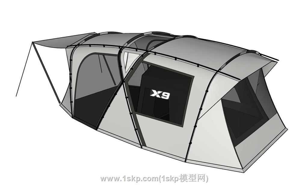 露营帐篷SU模型