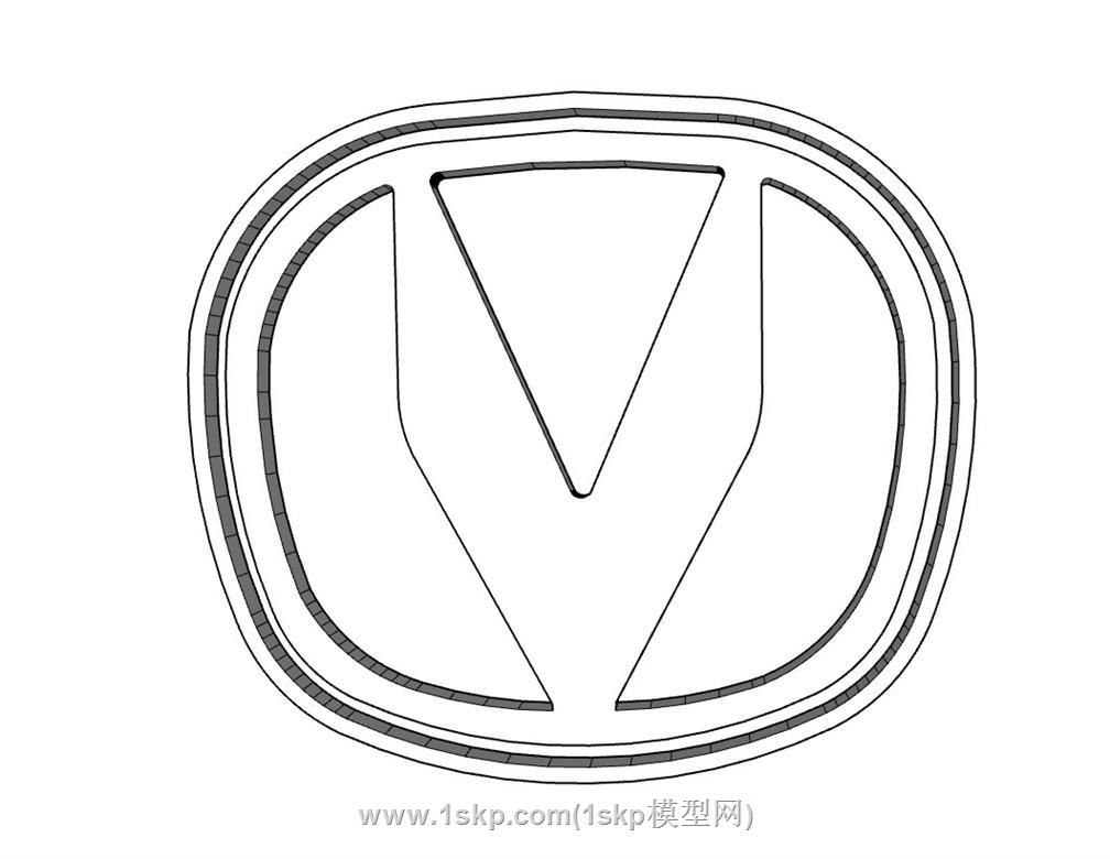 长安汽车LOGOSU模型