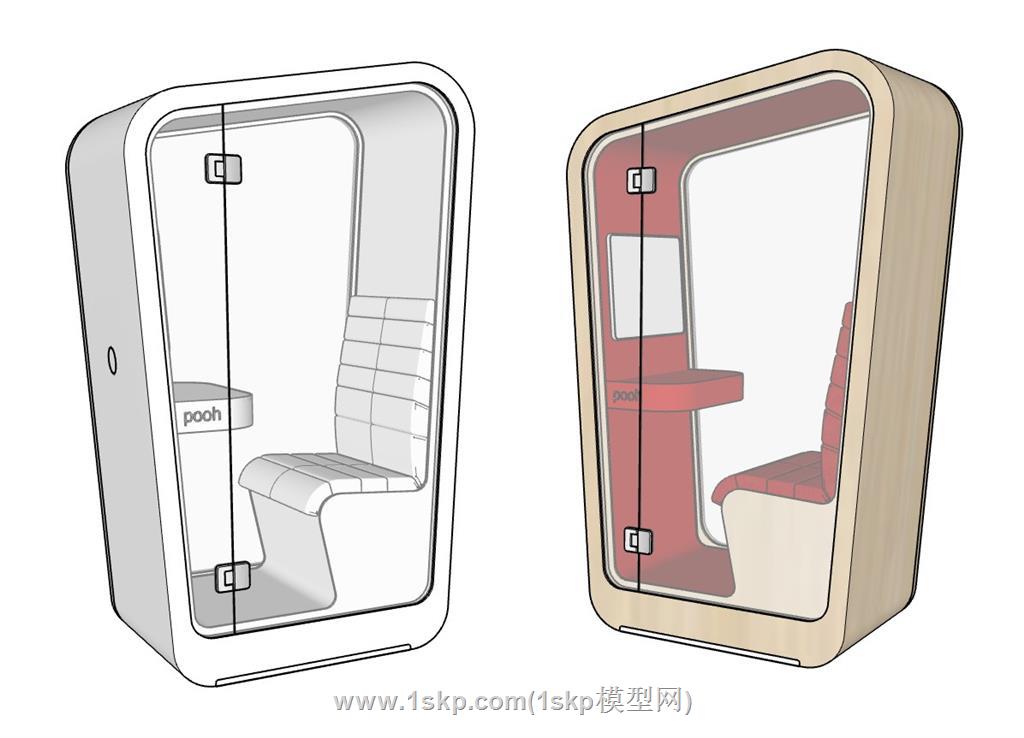 太空舱SU模型