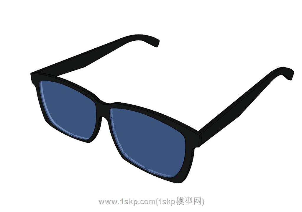 眼镜墨镜SU模型
